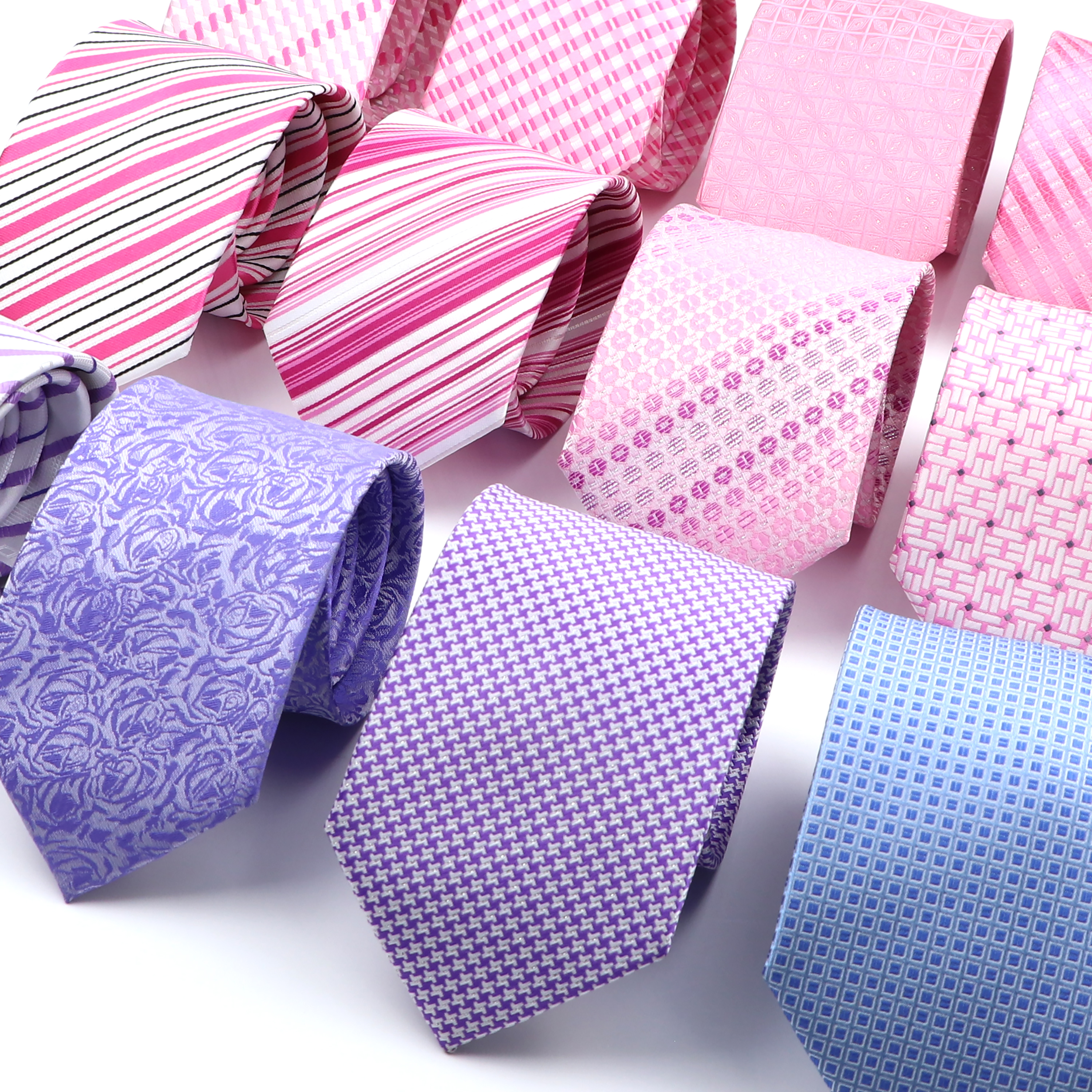 New Bright Pink Men Ties Class - Skinny Tie Men recension och pris