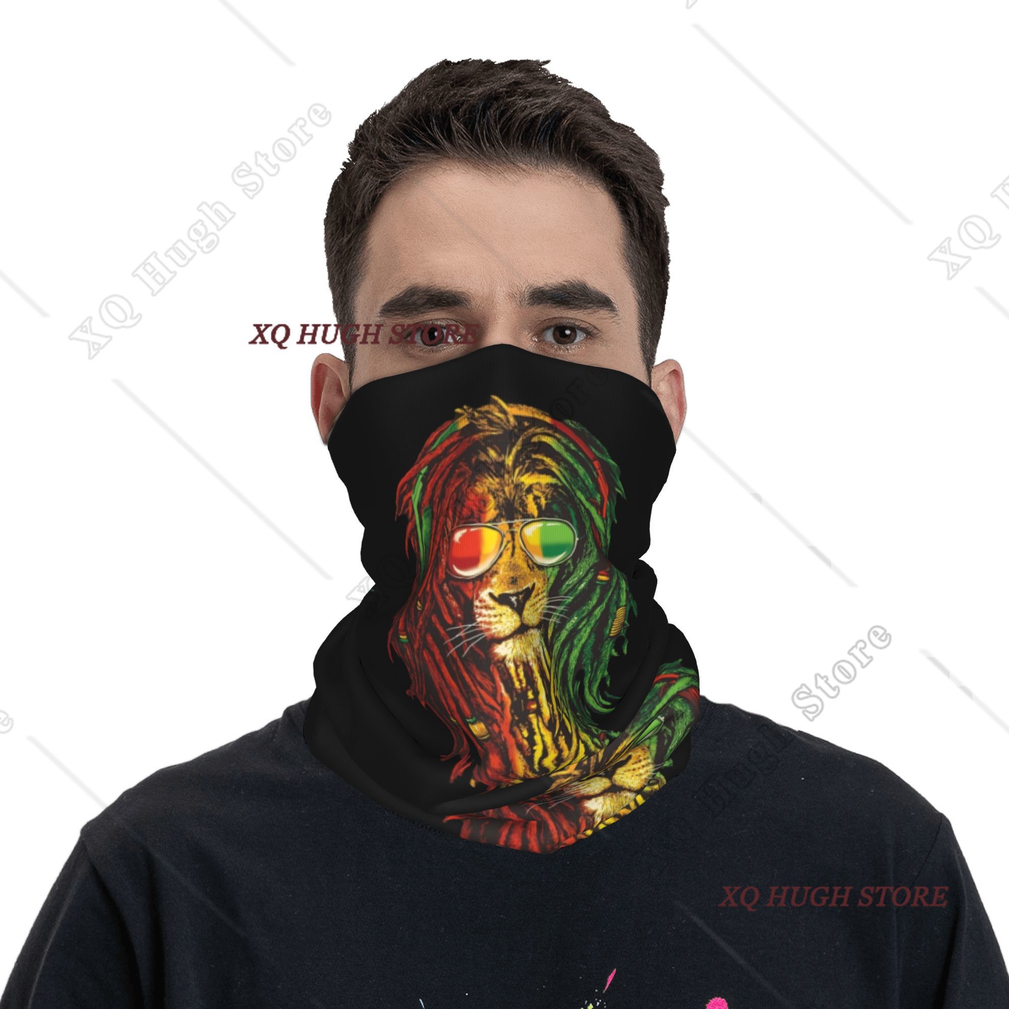 Rasta Reggae Lion Sunglass Art - Neck Warmer Tube recension och pris