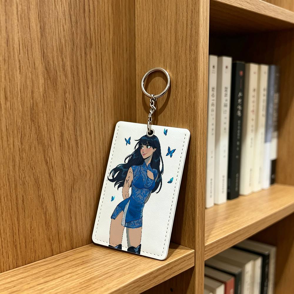 A-Aitana C-Cuarto azul Card Ho - Lanyard Badge Holder recension och pris