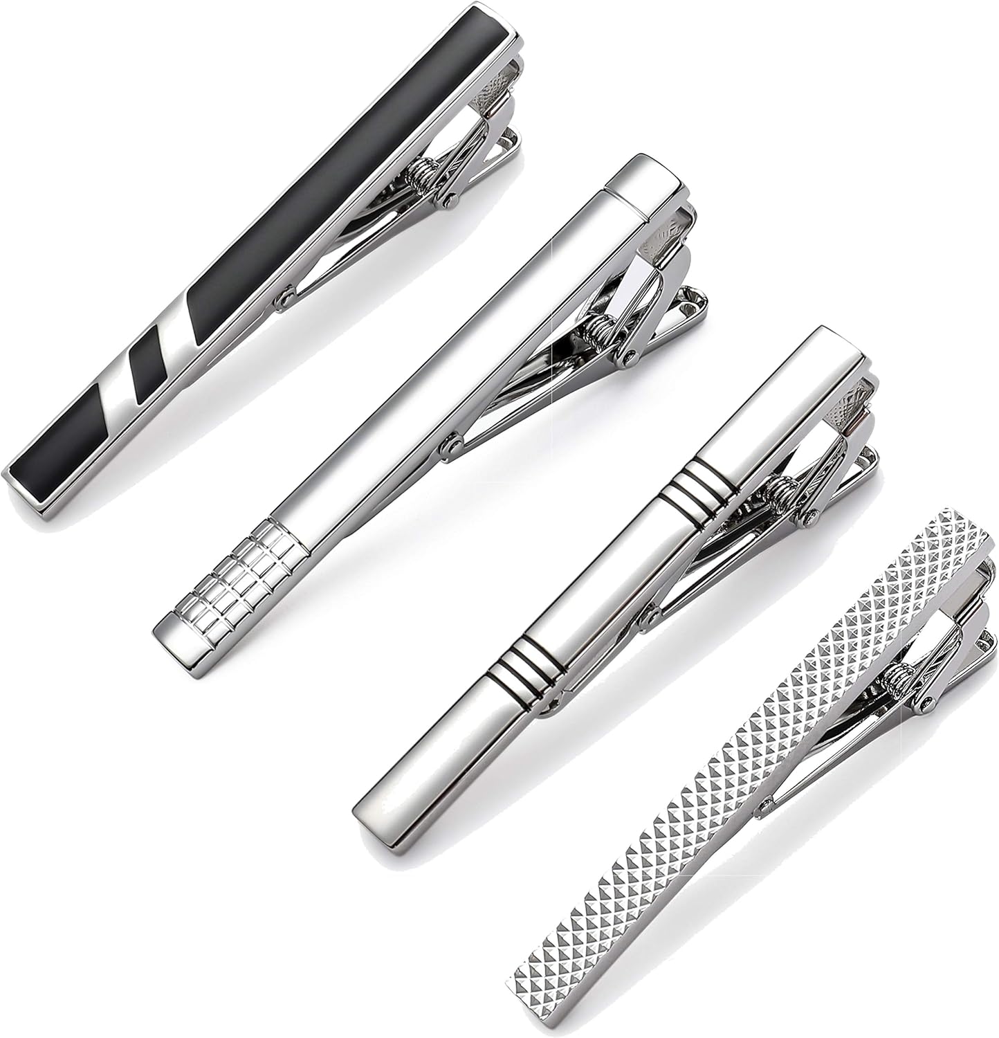 Classic Silver Tie Bar Set for - Tie Bar Set Gift recension och pris