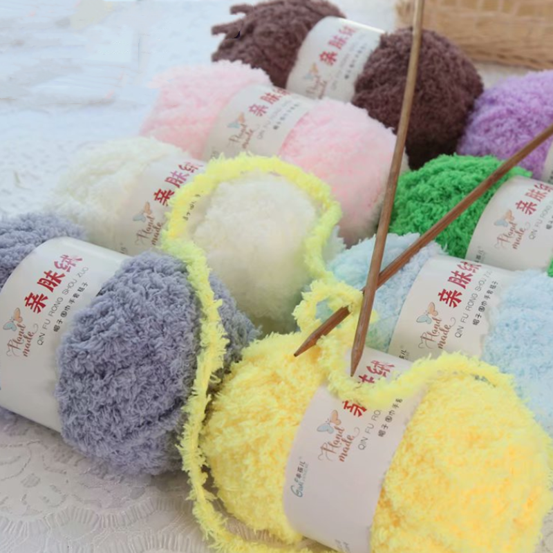 Chenille Plush Chunky Yarn for - Woven Scarf Blanket recension och pris