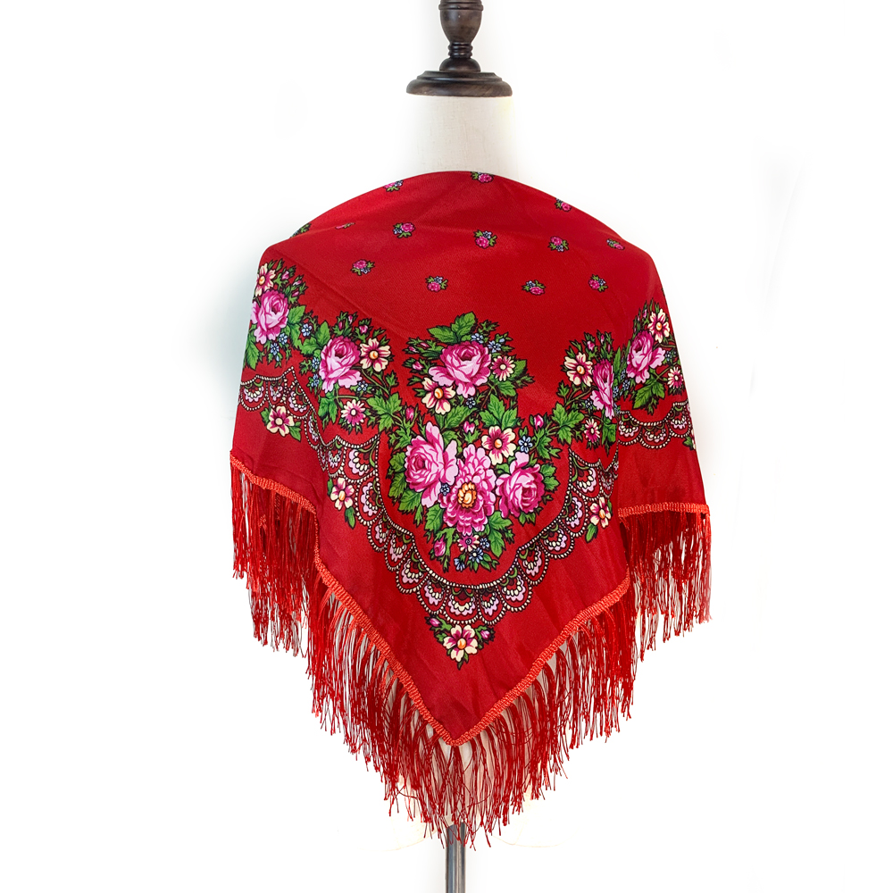 Traditional Russian Square Sca - Bandana Cotton recension och pris