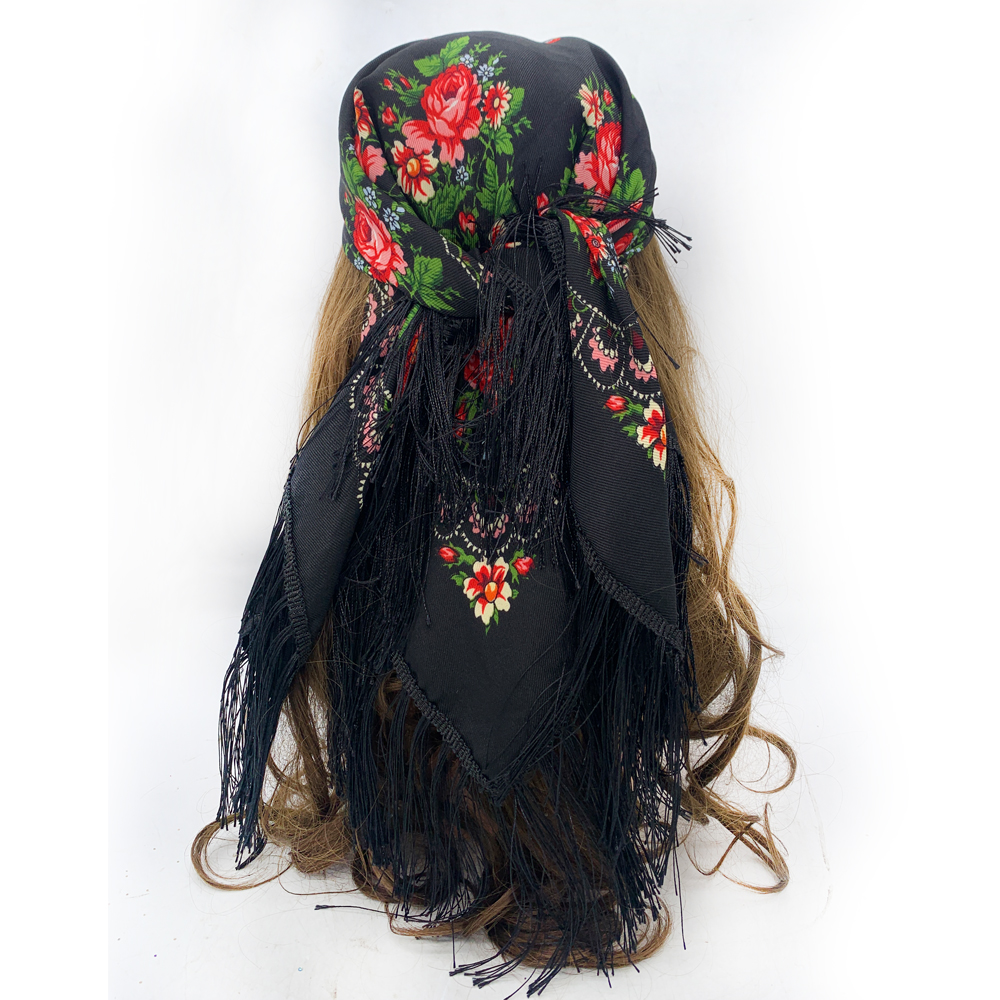 Traditional Russian Square Sca - Bandana Cotton recension och pris