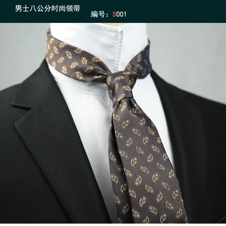 Linbaiway Business Floral Prin - Skinny Tie Men recension och pris