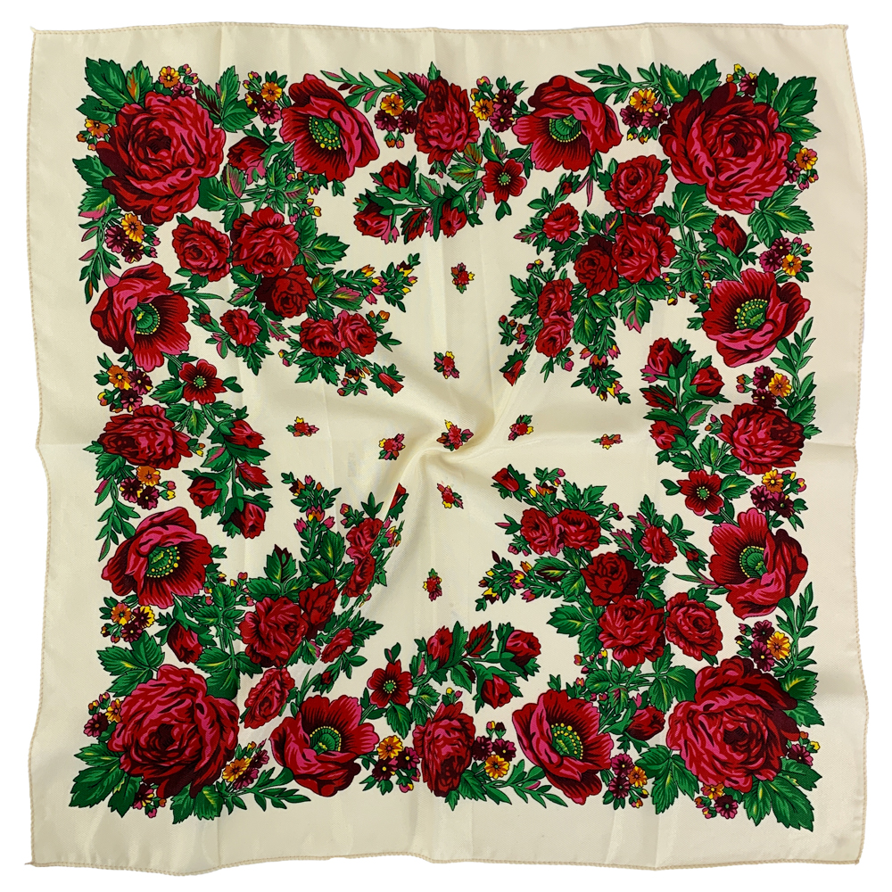 70*70cm Russian Square Scarf W - Bandana Cotton recension och pris